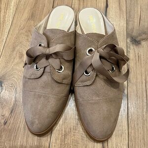 Nine West Hoppero Brown Slip-on Loafer Mules 8.5 M